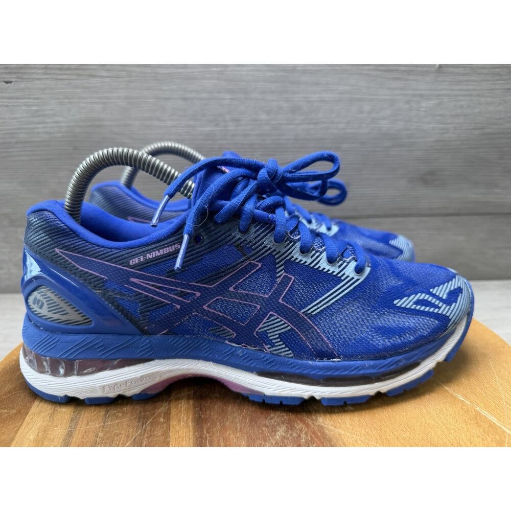 Asics Gel-Nimbus 19 T750N Running Athletic Shoes Blue Men’s 8.5
